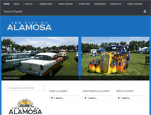 Tablet Screenshot of cityofalamosa.org